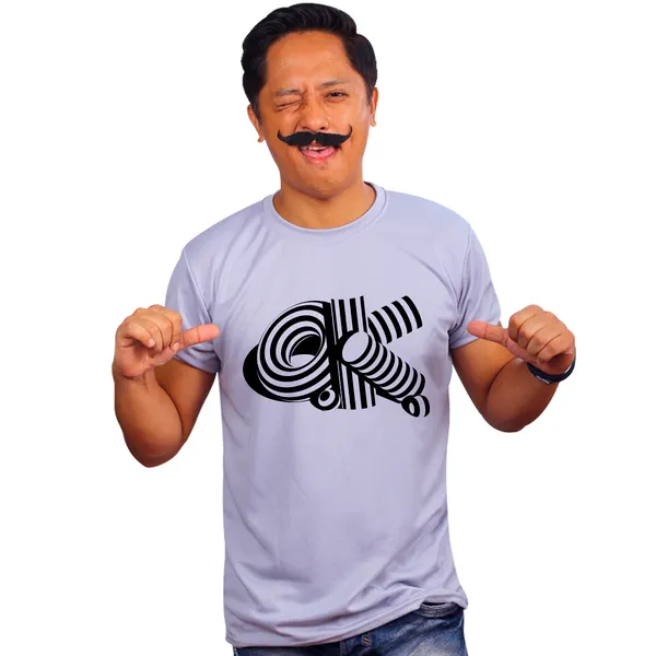 Grey_Ok_Quick-Dri_T-Shirt_For_Men