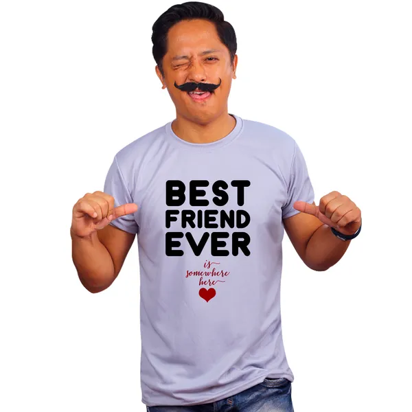 Grey_Best_Friend_Ever_Is_Somewhere_Here_Quick-Dri_T-Shirt_For_Men