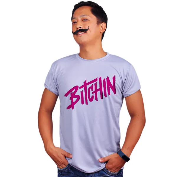 Grey_Bitchin_Quick-Dri_T-Shirt_For_Men