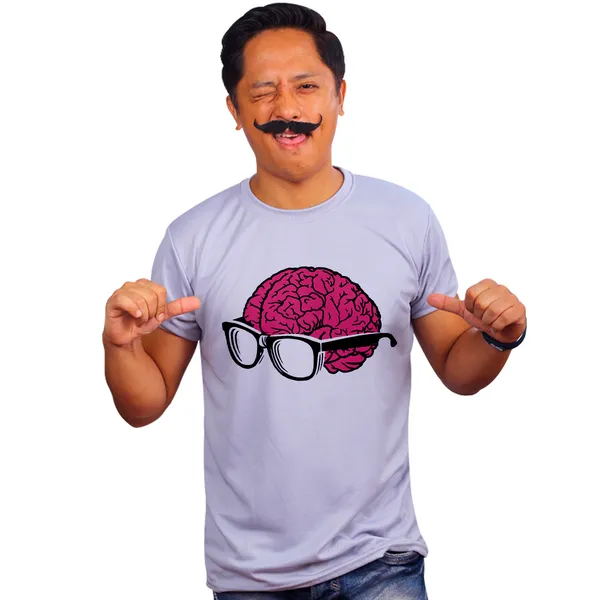 Grey_Brainy_Quick-Dri_T-Shirt_For_Men