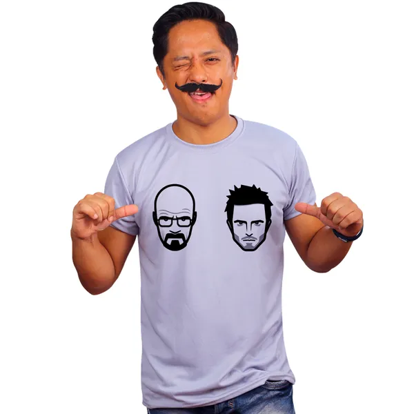 Grey_Breaking_Bad_Walter_Jesse_Yellow_Black_Quick-Dri_T-Shirt_For_Men