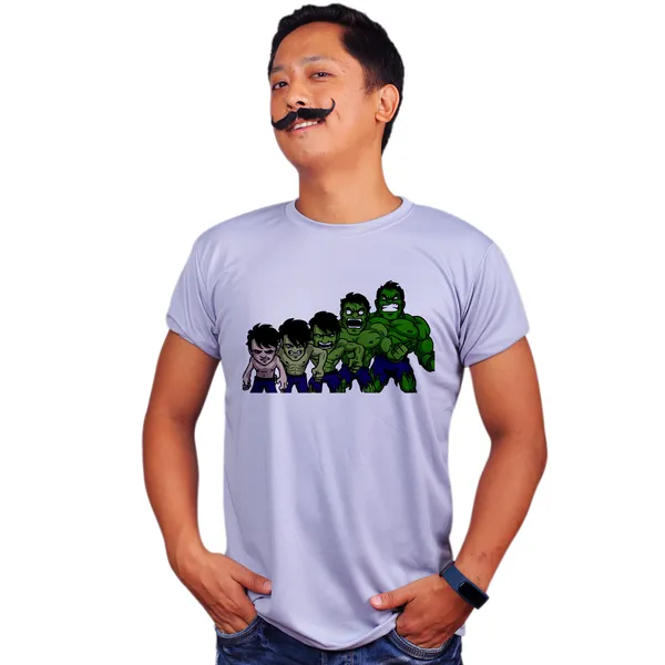 Grey_Bruce_Banner_To_The_Hulk_Quick-Dri_T-Shirt_For_Men