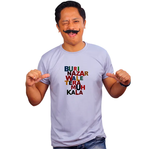 Grey_Buri_Nazar_Wale_Tera_Muh_Kala_Quick-Dri_T-Shirt_For_Men