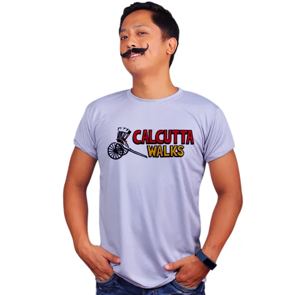 Grey_Calcutta_Walks_160_GSM_Quick-Dri_T-Shirt_For_Men