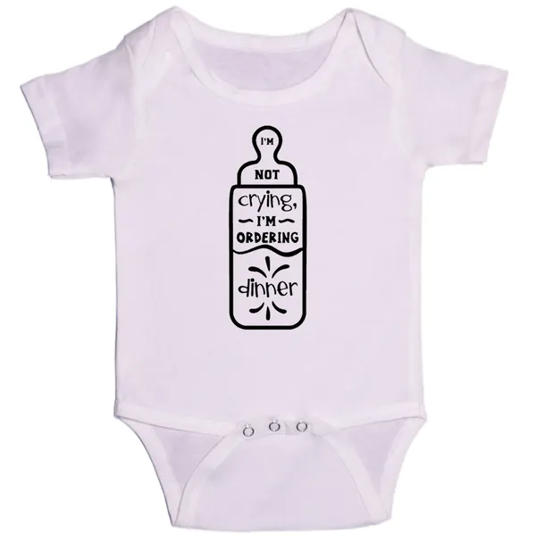 White_Im_Not_Crying_Im_Ordering_Dinner_Cotton_Romper_For_6_To_12_Months
