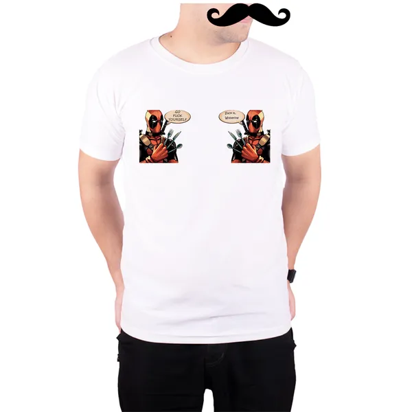 White_Deadpool_Wolverine_Spoof_160_GSM_Quick-Dri_T-Shirt_For_Men