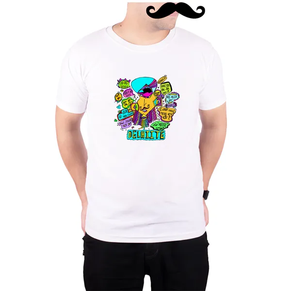 White_Delhite__Quick-Dri_T-Shirt_For_Men