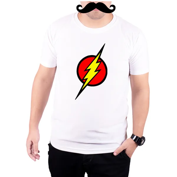 White_Flash_160_GSM_Quick-Dri_T-Shirt_For_Men