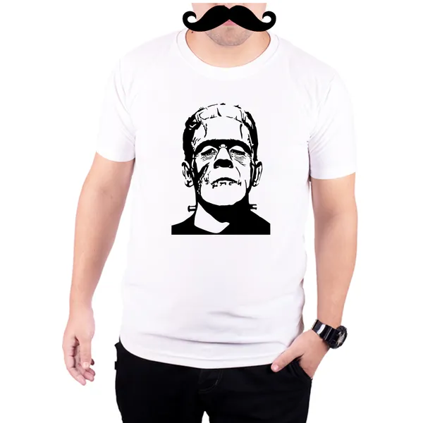 White_Frankie_Frankenstein__Quick-Dri_T-Shirt_For_Men