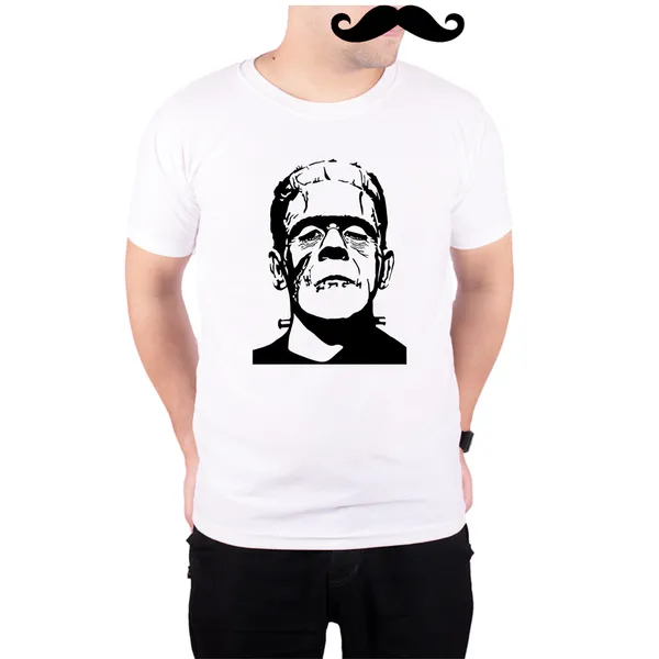 White_Frankie_Frankenstein__Quick-Dri_T-Shirt_For_Men