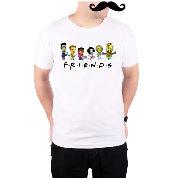 White_Friends_Funny_Artwork__Quick-Dri_T-Shirt_For_Men