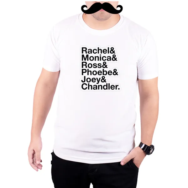 White_Friends_Gang__Quick-Dri_T-Shirt_For_Men