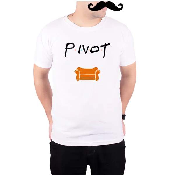 White_Friends_Pivot_Artwork__Quick-Dri_T-Shirt_For_Men