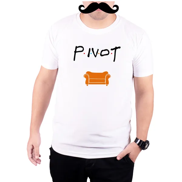 White_Friends_Pivot_Artwork__Quick-Dri_T-Shirt_For_Men