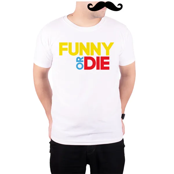 White_Funny_Or_Die_160_GSM_Quick-Dri_T-Shirt_For_Men