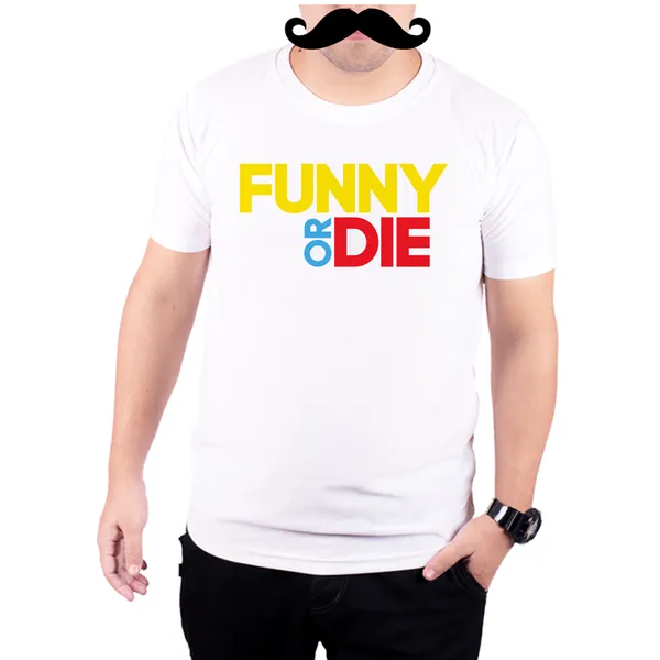 White_Funny_Or_Die_160_GSM_Quick-Dri_T-Shirt_For_Men
