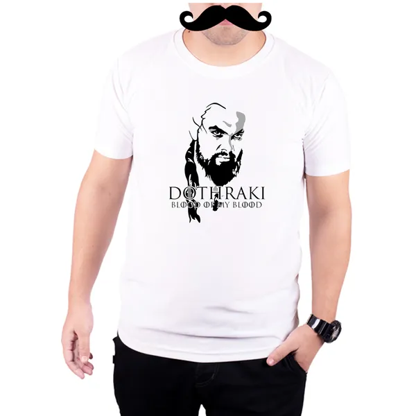 White_Game_Of_Thrones_Drogo_Dothraki_Blood_Of_My_Blood__Quick-Dri_T-Shirt_For_Men