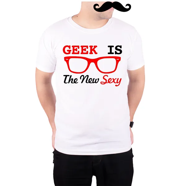 White_Geek_Is_The_New_Sexy_Black_And_Red__Quick-Dri_T-Shirt_For_Men