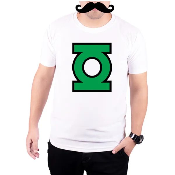 White_Green_Lantern_Logo__Quick-Dri_T-Shirt_For_Men