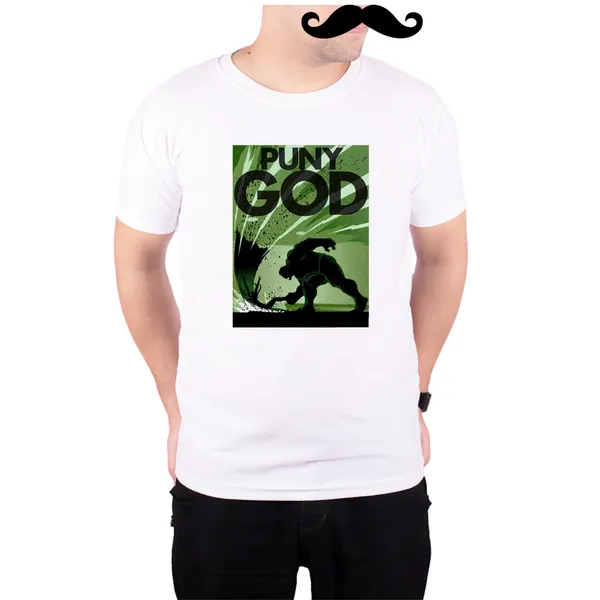 White_Hulk_Smashes_Puny_God__Quick-Dri_T-Shirt_For_Men