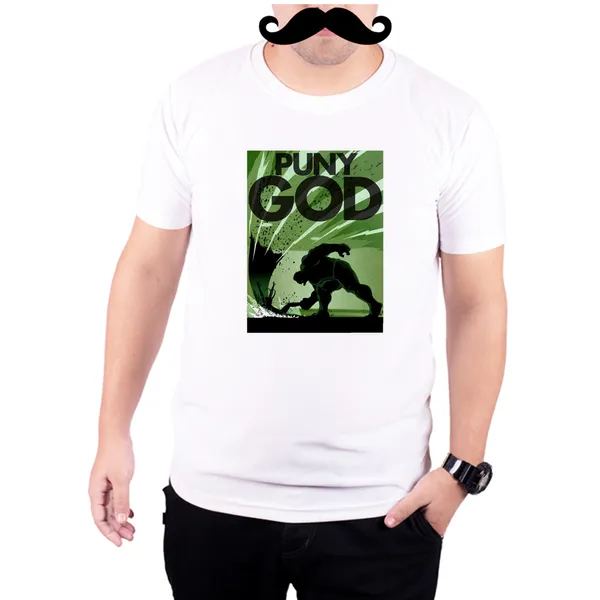 White_Hulk_Smashes_Puny_God__Quick-Dri_T-Shirt_For_Men