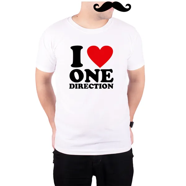 White_I_Love_One_Direction__Quick-Dri_T-Shirt_For_Men