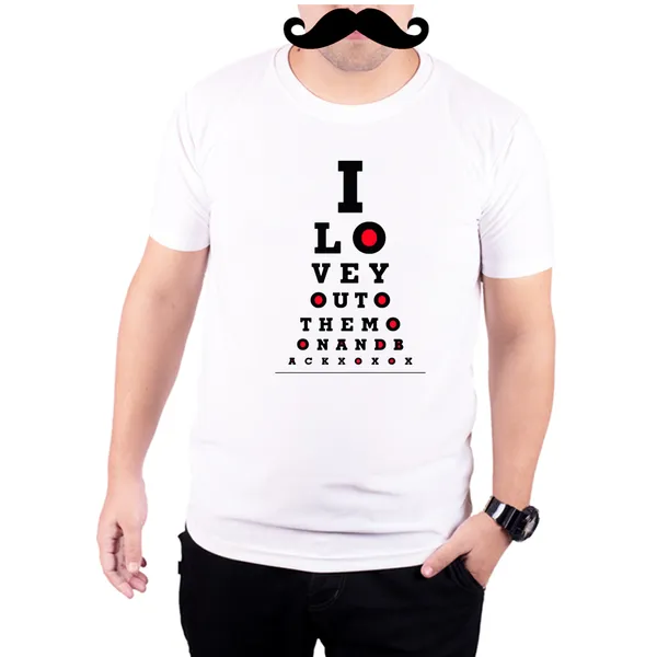 White_I_Love_You_To_The_Moon_And_Back_160_GSM_Quick-Dri_T-Shirt_For_Men