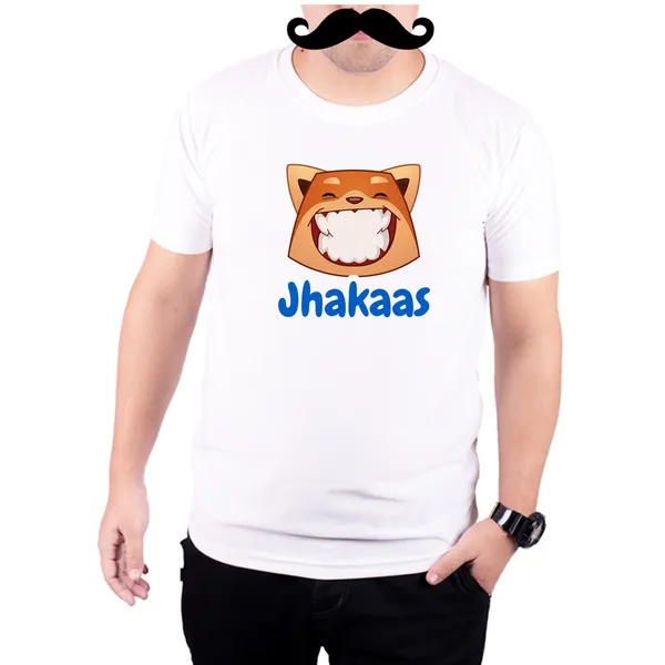 White_Jhakaas__Quick-Dri_T-Shirt_For_Men