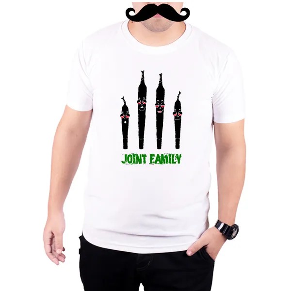 White_Joint_Family__Quick-Dri_T-Shirt_For_Men