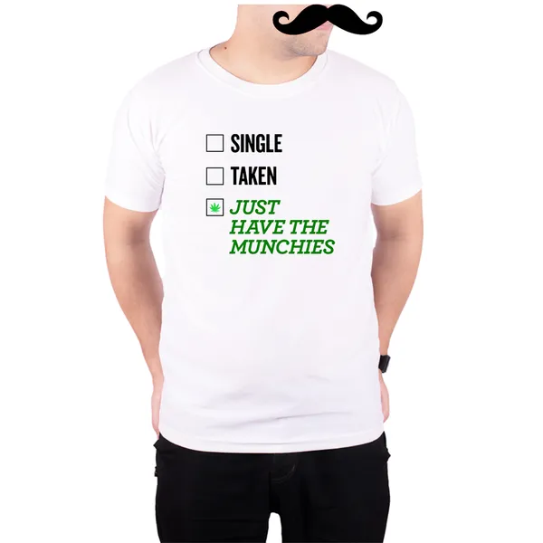 White_Just_Have_The_Munchies__Quick-Dri_T-Shirt_For_Men