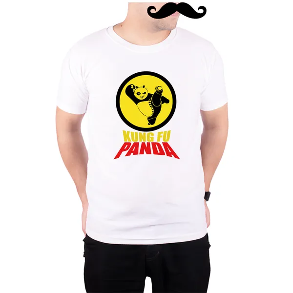 White_Kung_Fu_Panda__Quick-Dri_T-Shirt_For_Men
