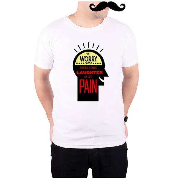 White_Laughter_After_Pain__Quick-Dri_T-Shirt_For_Men