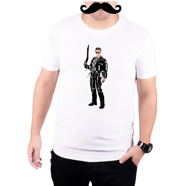 White_Arnold_Terminator_Come_With_Me_If_U_Want_To_Live__Quick-Dri_T-Shirt_For_Men