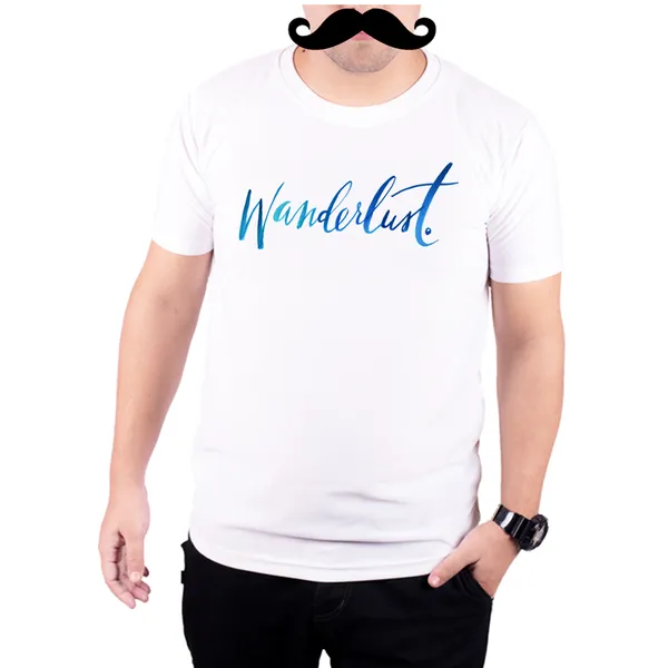 White_Blue_Wanderlust__Quick-Dri_T-Shirt_For_Men
