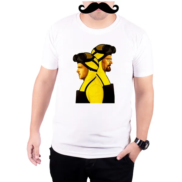 White_Breaking_Bad_Poster_All_Yellow__Quick-Dri_T-Shirt_For_Men