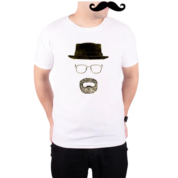 White_Breaking_Bad_Walter_Black_Yellow_Background__Quick-Dri_T-Shirt_For_Men