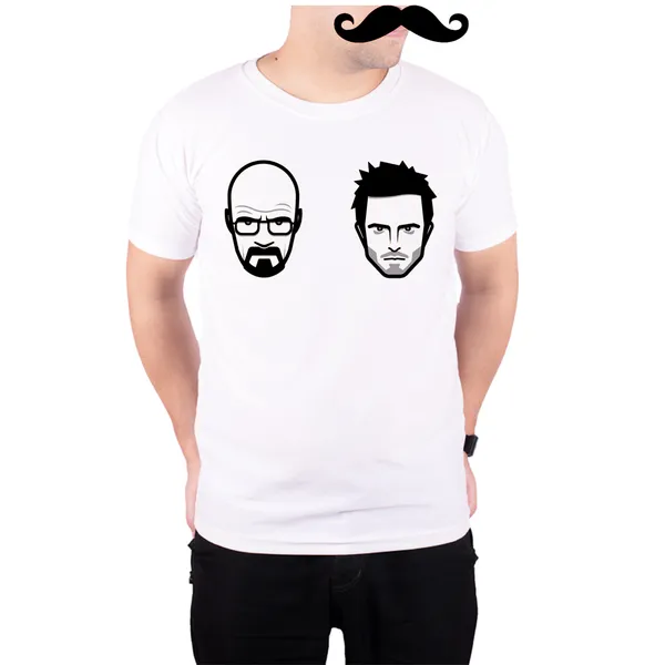 White_Breaking_Bad_Walter_Jesse_Yellow_Black__Quick-Dri_T-Shirt_For_Men