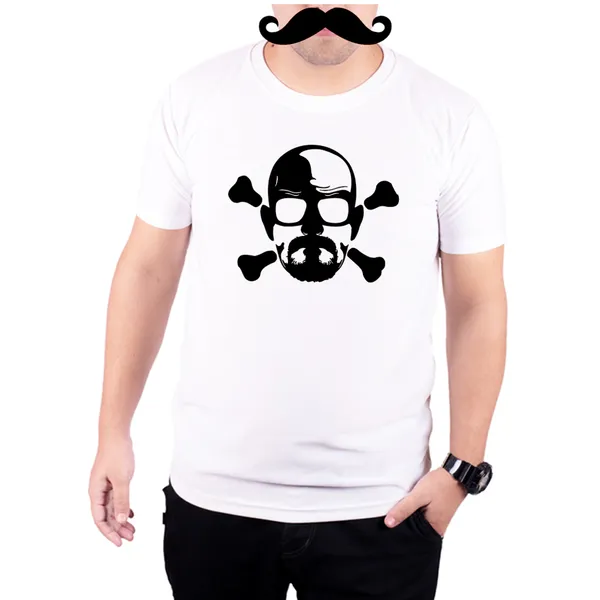 White_Breaking_Bad_Walter_Danger_Skull__Quick-Dri_T-Shirt_For_Men