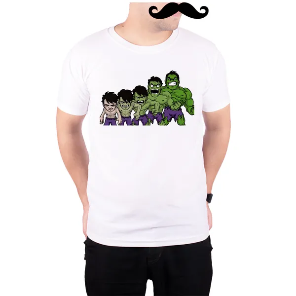 White_Bruce_Banner_To_The_Hulk__Quick-Dri_T-Shirt_For_Men