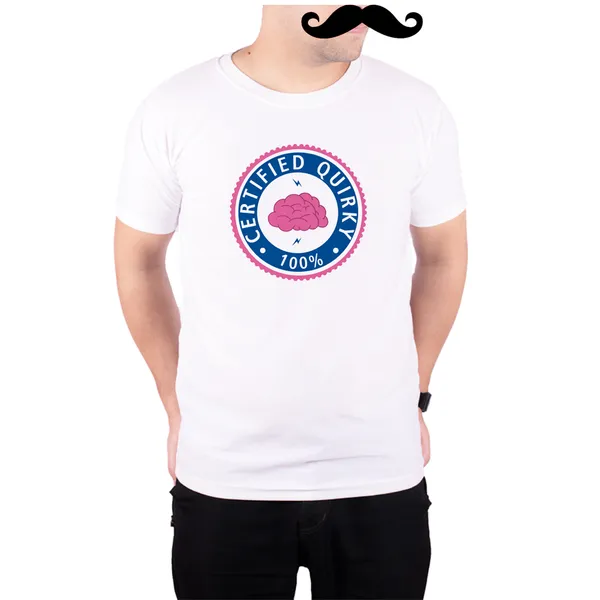 White_Certified_Quirky_00%__Quick-Dri_T-Shirt_For_Men