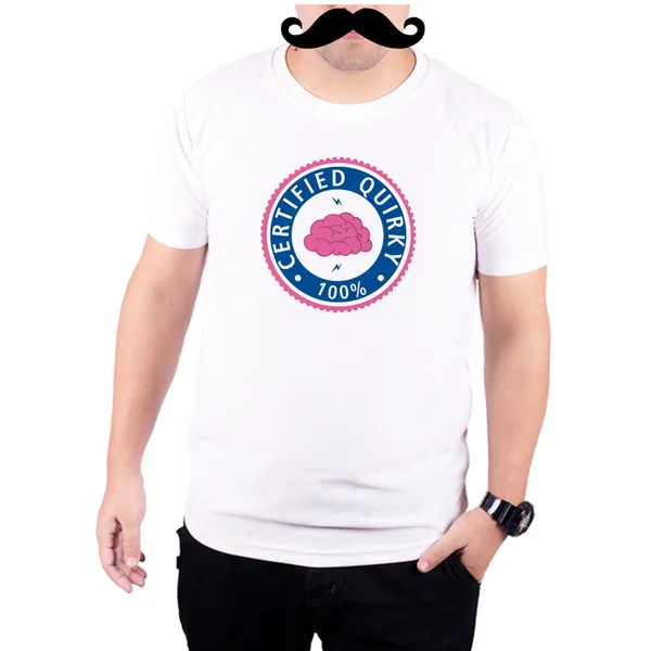 White_Certified_Quirky_00%__Quick-Dri_T-Shirt_For_Men