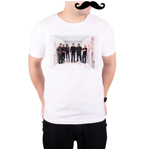 White_Dexter_Season_8_Wallpaper__Quick-Dri_T-Shirt_For_Men