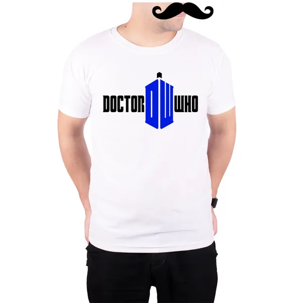 White_Doctor_Who_Dw_160_GSM_Quick-Dri_T-Shirt_For_Men