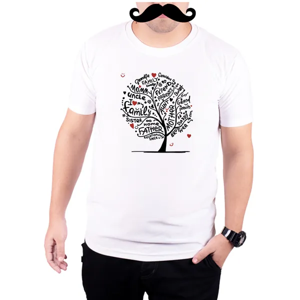 White_Family_Tree_Of_Love__Quick-Dri_T-Shirt_For_Men