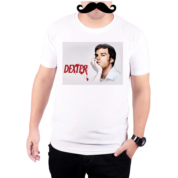 White_Famous_Dexter_Wallpaper__Quick-Dri_T-Shirt_For_Men