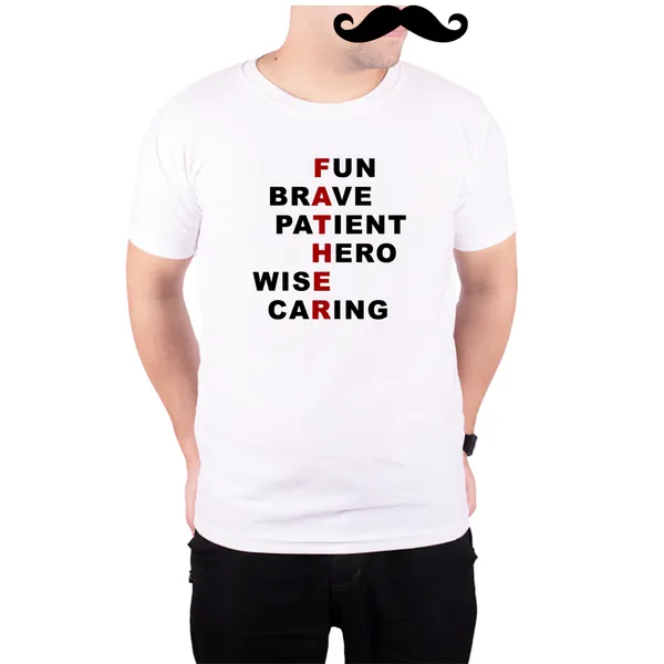 White_Father__Quick-Dri_T-Shirt_For_Men