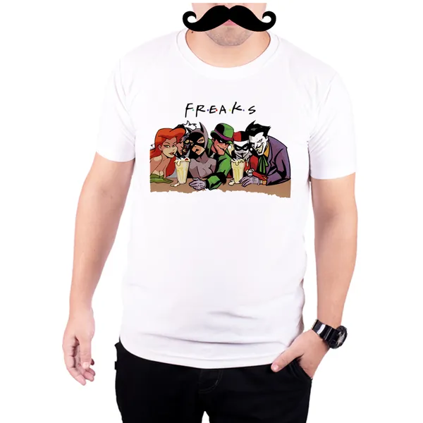 White_Freaks_Friends__Quick-Dri_T-Shirt_For_Men