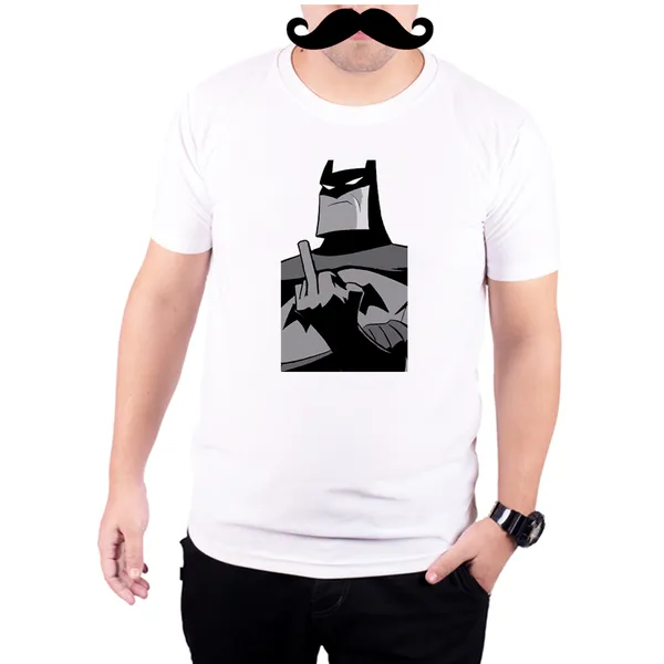 White_Batman_Says_F_U__Quick-Dri_T-Shirt_For_Men