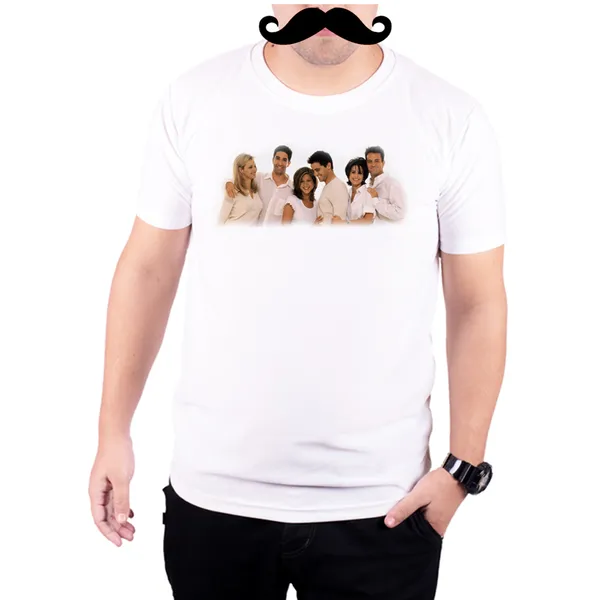 White_Friends_All_160_GSM_Quick-Dri_T-Shirt_For_Men