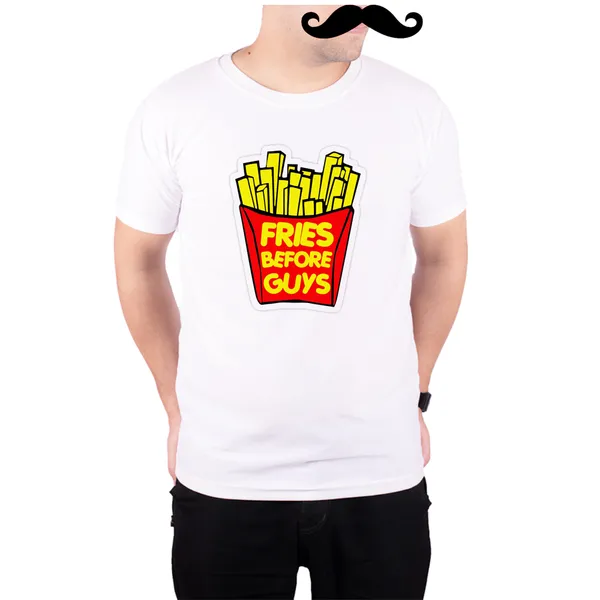 White_Friends_Art_Copyfries_Before_Guys_Stickers__Quick-Dri_T-Shirt_For_Men